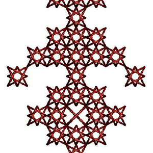 Modern Applique Embroidery Design 22703