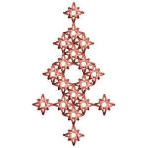 Scarce Applique Embroidery Design 22709