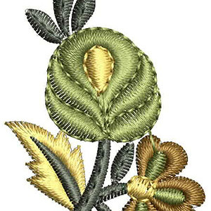 Clematis Flower Embroidery Design 22713