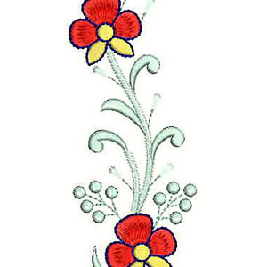 Applique Embroidery Designs Dresses 22769