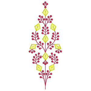 Victorian Applique Embroidery Design 22770