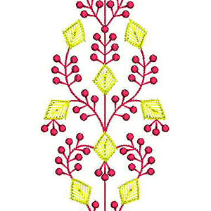 Victorian Applique Embroidery Design 22770