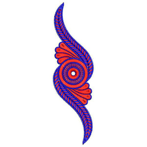 Jacket Applique Embroidery Design 22796