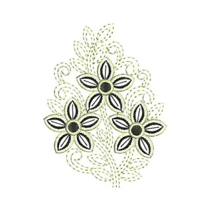Natural Indian Embroidery Design 22890