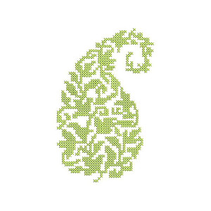 Beautiful Cross Stitch Patch Design 23145