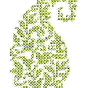 Beautiful Cross Stitch Patch Design 23145