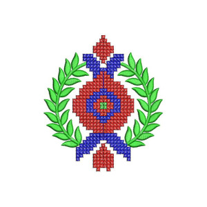 Embroidery Buta Design 23149