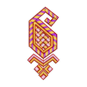 Romanian Applique Embroidery Design 23155