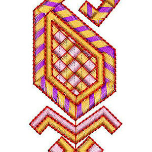 Romanian Applique Embroidery Design 23155
