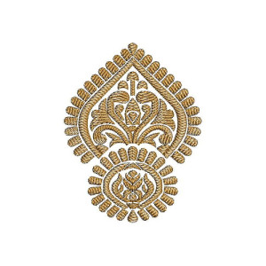 North Style Patch Embroidery Design 23157