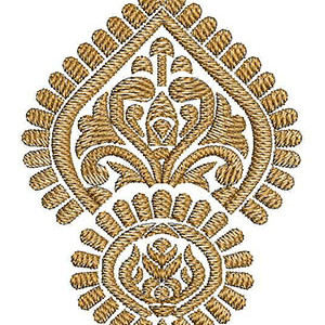 North Style Patch Embroidery Design 23157