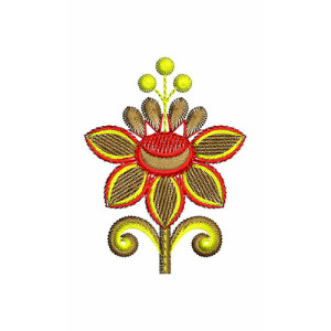 Symmetry Abstract Patch Embroidery Design 23187