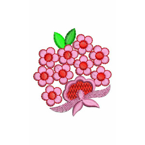 Denim Casual Clothing Patch Embroidery Design 23190