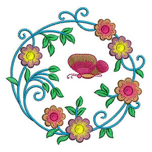 Colorful Embroidery Butterfly Patch Design 23220