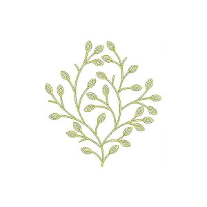 Beautiful Chain Stitch Applique Embroidery Design 23242