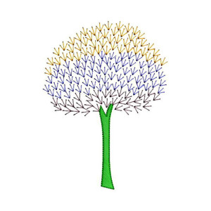 Tree Patch Embroidery Design 23320