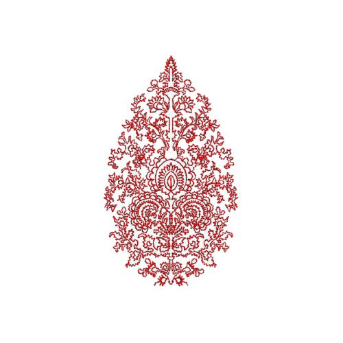 Paisley Embroidery Design 23374