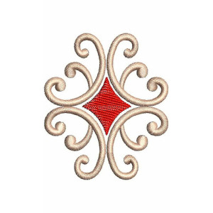 New Applique Embroidery Design 23383