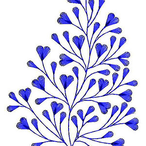 Applique Leaf Embroidery Design 23402