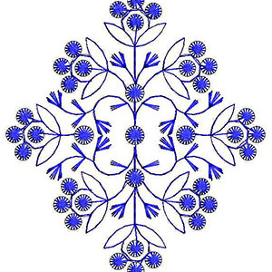 Simple Patch Work Embroidery Design 23429