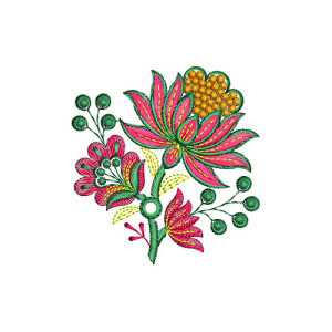 Lotus Patch Work Design 23431