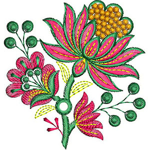 Lotus Patch Work Design 23431