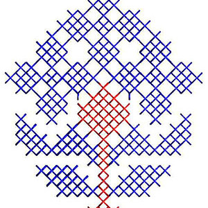 Tree Shapes Embroidery Design 23441