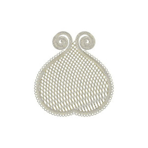 Macedonian Caftan Patch Cording Embroidery Design 23455