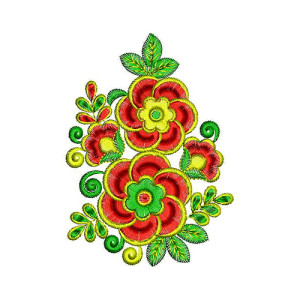 Computer Programmable Embroidery Design 23491