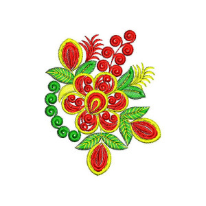 Sewing machine embroidery pattern design 23493