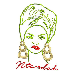 Beautiful Young Girl Applique Design 23534