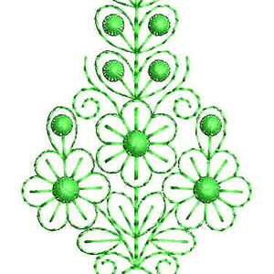 Simple Design Applique In Embroidery 23557