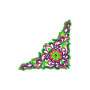 Beautiful Corner Machine Embroidery Design