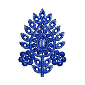 Tree Plant Applique Embroidery Design 23619