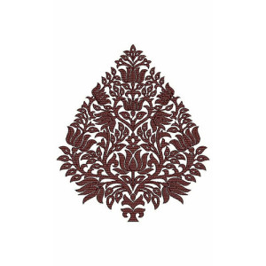 Lotus Plant Applique Design In Embroidery 23700