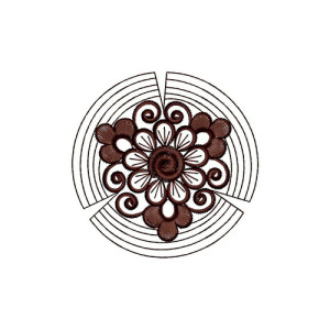 Fascinate Applique Embroidery Design 23707