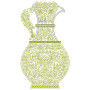 Flower Jug Applique Embroidery Design 23710