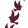 Flying Bird Applique Embroidery Design 23775