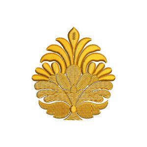 Indian Style Applique Embroidery Design 23794