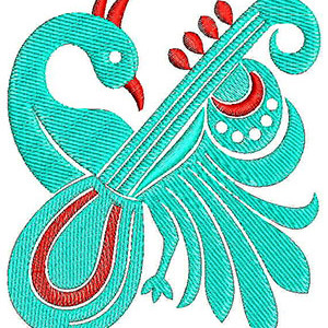 Entrancing Applique Embroidery Design 23795