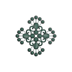 Simple Circles Applique Embroidery Design 23812