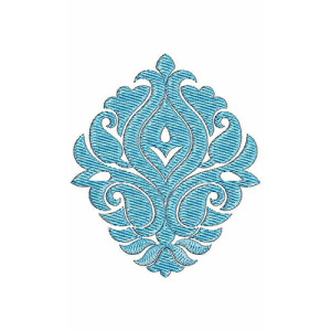 Free Hand Applique Embroidery Design 23813