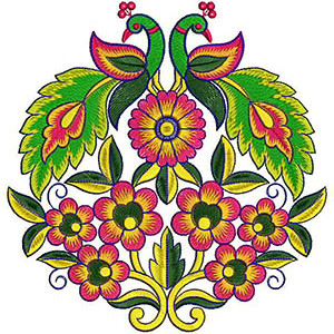 Splendid Applique Embroidery Design 23816