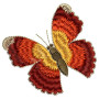 Elegant Butterfly Applique Embroidery Design 23818