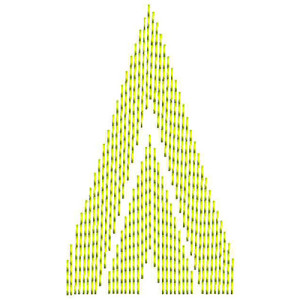 Triangle Applique Embroidery Design 23829