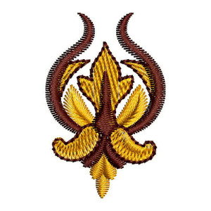 Simple Applique Embroidery Design 23945