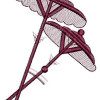 Traditional Chinese Umbrella Applique Design 23955