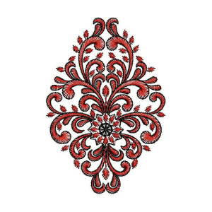 Micro Stitch Embroidery Craft Type Applique Design 24001