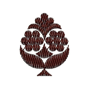 Simple Applique Embroidery Design 24010