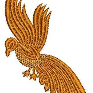 Bird Applique In Embroidery Design 24059